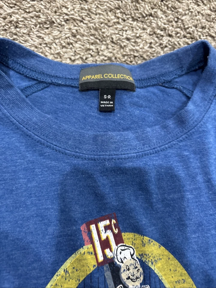 McDonalds Employee Shirt Me Small Crew Graphic Blue Short Sleeve Retro Print - Image 2 of 4