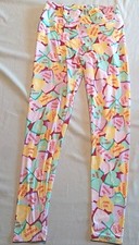 LuLaRoe OS One Size Leggings Necco Conversation Hearts Valentines Candy
