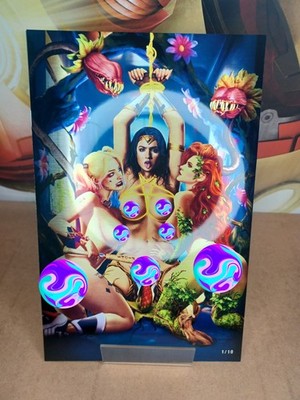 *Metal 1/10* AN's PlayHouse Ally Loren Harley Quinn Wonder Woman Full N Naughty