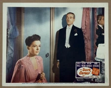 THE DARK CORNER ‘46 CLIFTON WEBB STARES AT BEAUTIFUL CATHY DOWNS FILM NOIR LC
