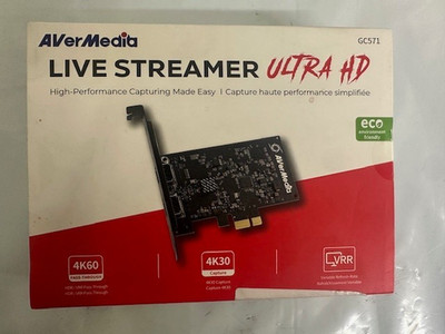 Avermedia Live Streamer Ultra Hd  *NEW