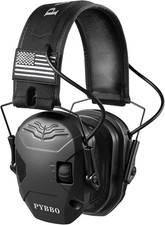 Shooting Ear Protection with Gel Ear Pads - NRR 23dB Active Noise Reduction  3X