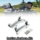 4 Point Docking Hardware Kit Chrome Fit For Harley Touring Road King FLHR 2015
