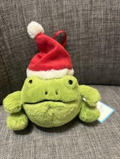Jellycat Ricky Rain Frog Decoration NWT Authentic Ornament Plush