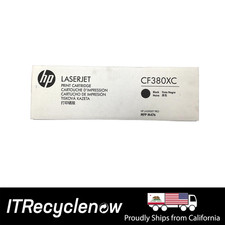 New HP CF380XC Black Toner Cartridge High Yield MFP M476 LaserJet Printer
