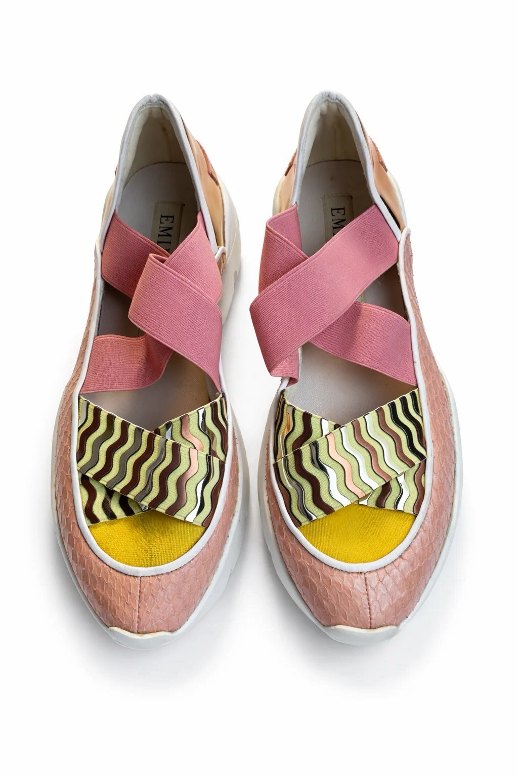 EMILIO PUCCI MULTICOLOR LEATHER AND PYTHON CITY U… - image 4