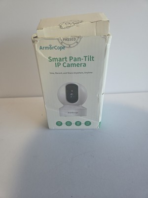 Armorcope indoor smart pan-tilt IP camera Live View, Motion Detection, UNTESTED