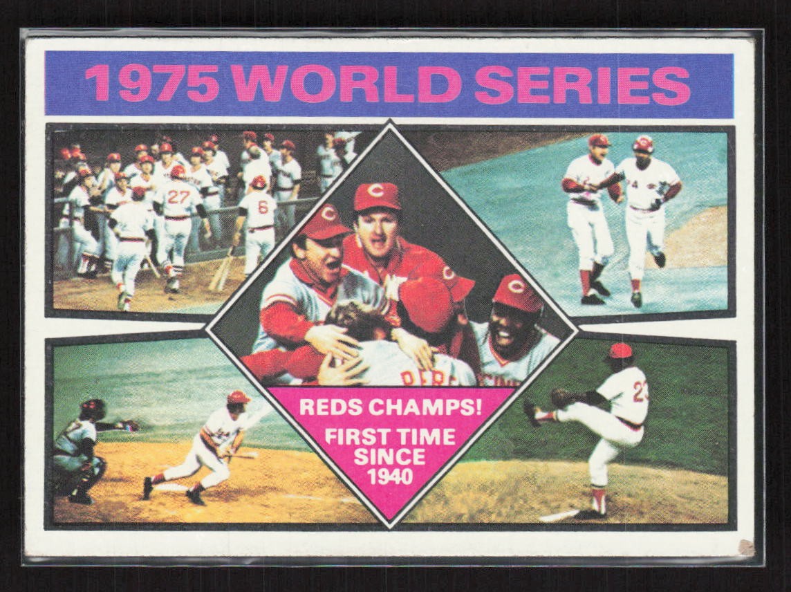 1976 Topps #462 1975 World Series - EX/EX+