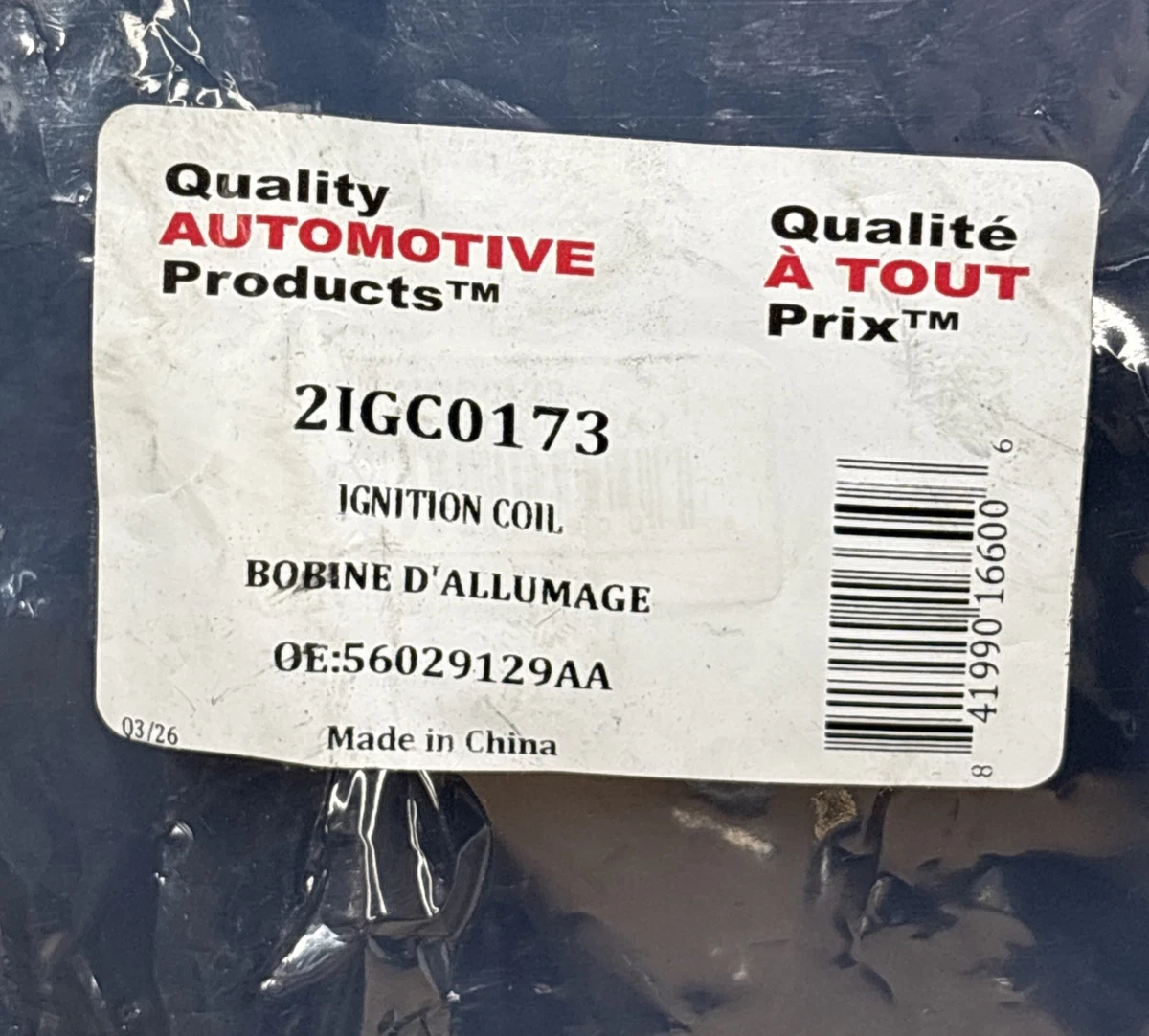 Quality Automotive 2IGC0173 Ignition Coil photo 4