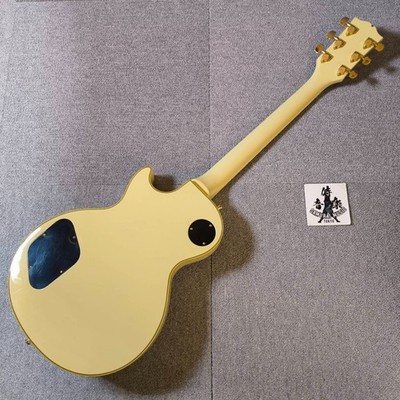 Burny Les Paul Custom Lightning Bolt Inlay Electric Guitar Randy