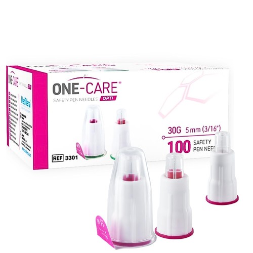 Compact Box of 100 30G Sterile Safety Pen Tips with Enhanced Comfort - Afbeelding 3 van 11