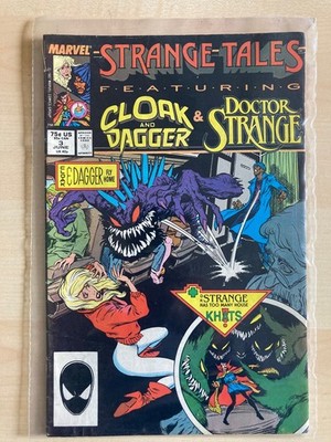 Marvel, US, STRANGE TALES Vol. 2 #4, 1987, Cloak & Dagger, Doctor Strange, Z 1-