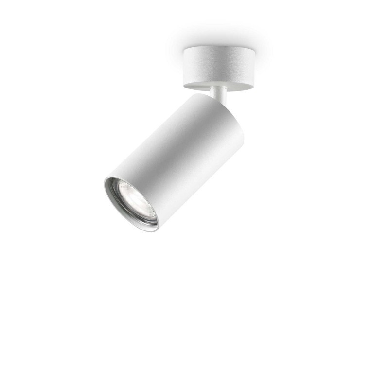 Ideal Lux DYNAMITE PL1 Bianco 231495: Faretto Orientabile da Soffitto