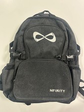 Nfinity Cheer Backpack Black Sparkle Infinity Logo Dance Gym School Bag