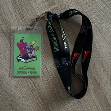 The Simpsons Lanyard Keychain ID Badge Holder