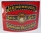Vintage Leinenkugel’s Beer Sign Convex Curved Metal