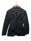 Alexander Wang Tailored Jacket LOGO ELASTIC BLAZER 0 COTTON Black Used