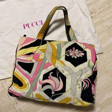 Emilio Pucci Tote Bag Large Capacity Multicolor From Japan