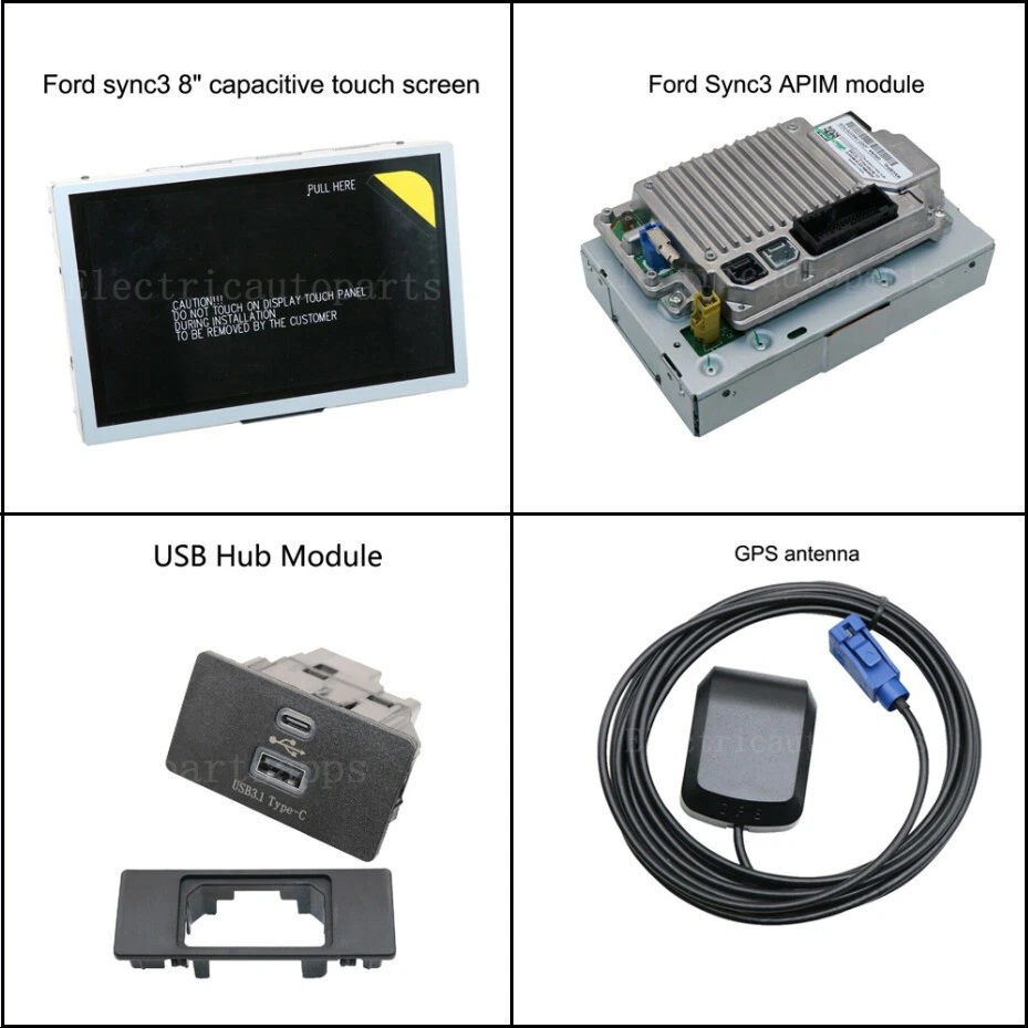 Factory SYNC 2 to SYNC 3 Upgrade Kit 3.4 Fit for Ford Sync3 APIM Module Carplay - Image 4 of 4