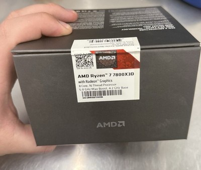 AMD Ryzen 7 7800X3D 8-Cores 4.2GHz Socket AM5 Gaming CPU Processor