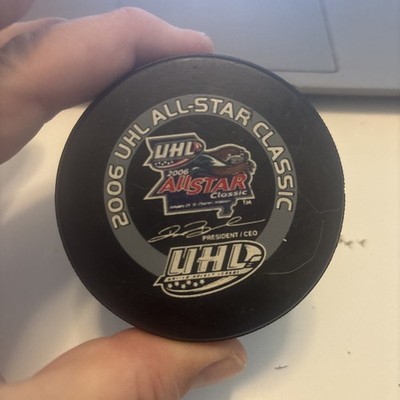 2006 UHL ALL STAR CLASSIC ST CHARLES MISSOURI OFFICIAL GAME HOCKEY PUCK EUC