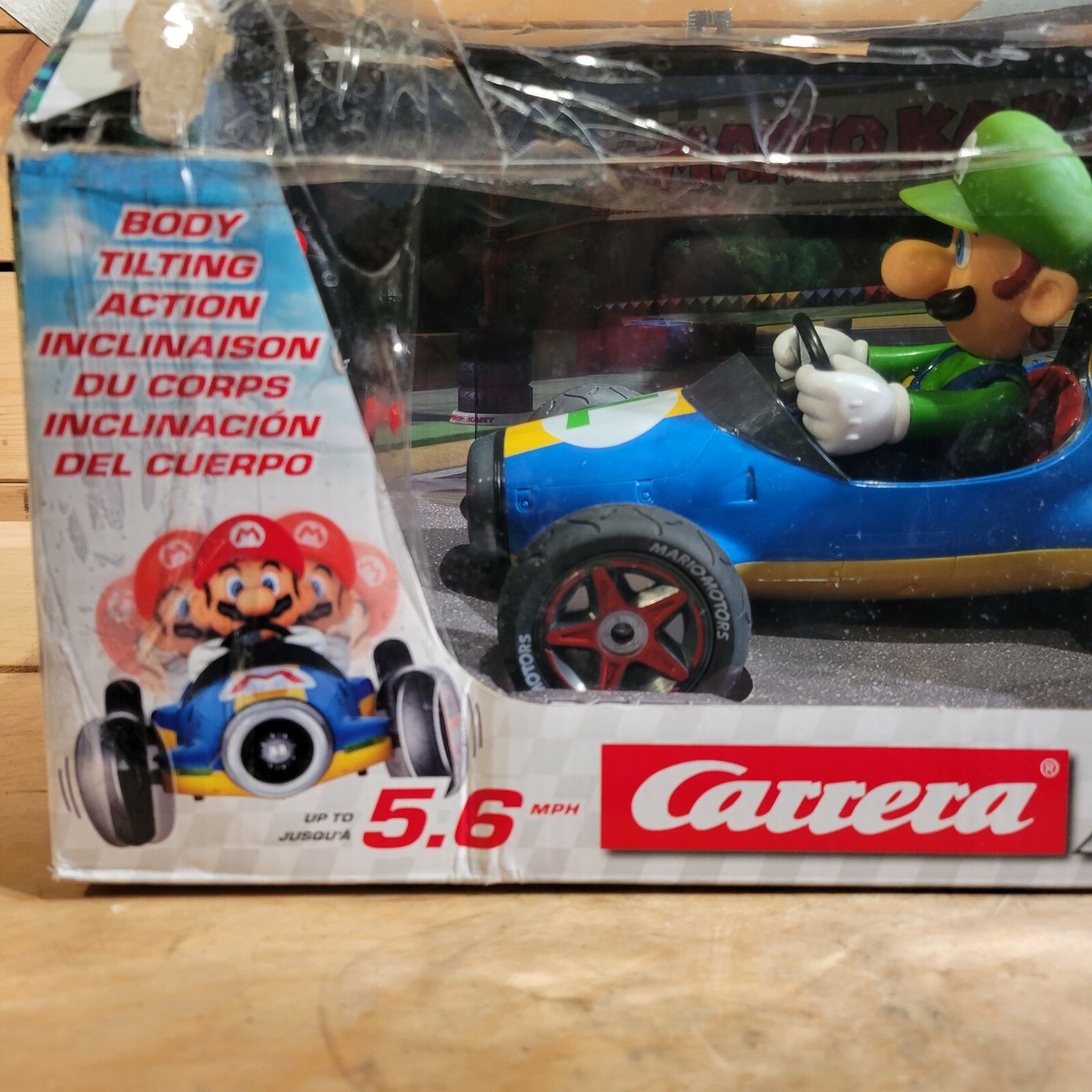 Carrera RC Luigi Go Cart 1:18 Scale Mario Kart GHz Nintendo Swanky Barn