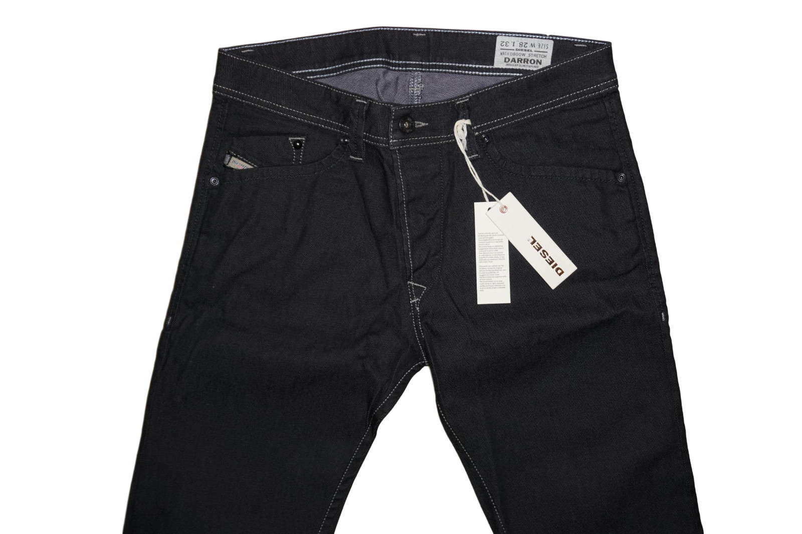 DIESEL DARRON 0800W TAPERED JEANS W28 L32 100% AUTHENTIC