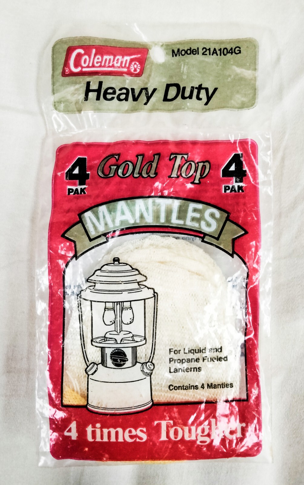 2 VINTAGE COLEMAN LANTERN HEAVY DUTY GOLD TOP MANTLES UNUSED eBay