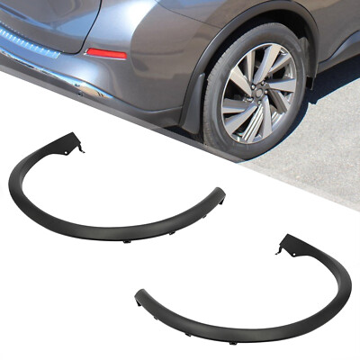 Pair Rear Fender Trim For 2015-2021 Nissan Murano Textured Black ...