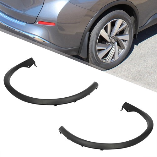 Pair Rear Fender Trim For 2015-2021 Nissan Murano Textured Black Molding - Picture 5 of 22