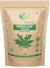 Papaya Leaf Powder 16 oz (1 lb) | Herbal Tea, Juice Extract, Antioxidant
