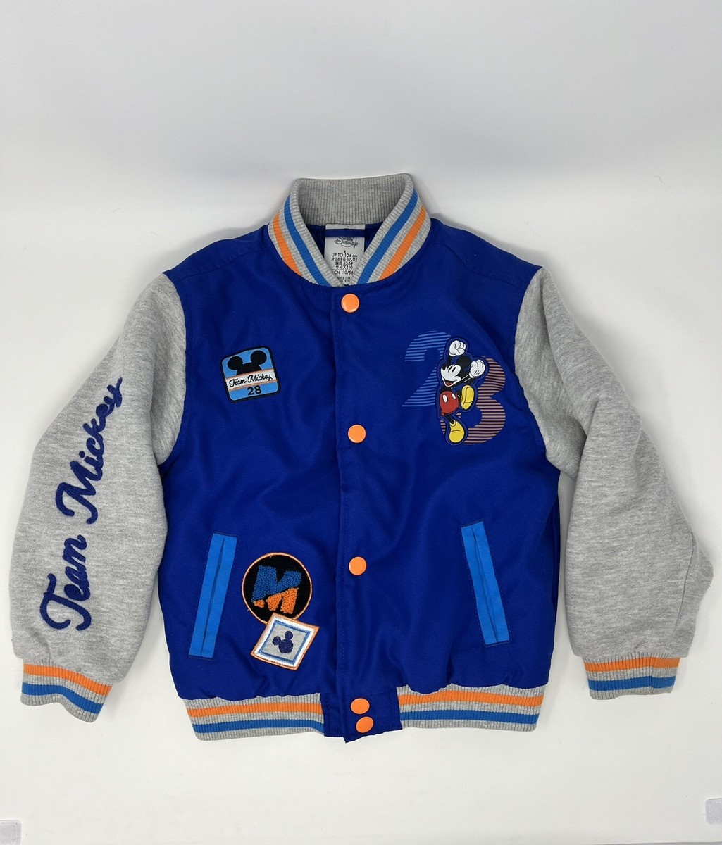 Mickey Mouse Disney Bomber Jacket Toddler 4 Years, 4T, Blue Mickey Mouse Disney Bomber Jacket Toddler 4 Years, 4T, Blue