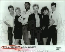 1990 Press Photo Music Group Ezra Charles and the Works - hcp35656