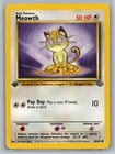 Pokémon TCG Meowth Jungle 56/64 Regular 1st Edition Common
