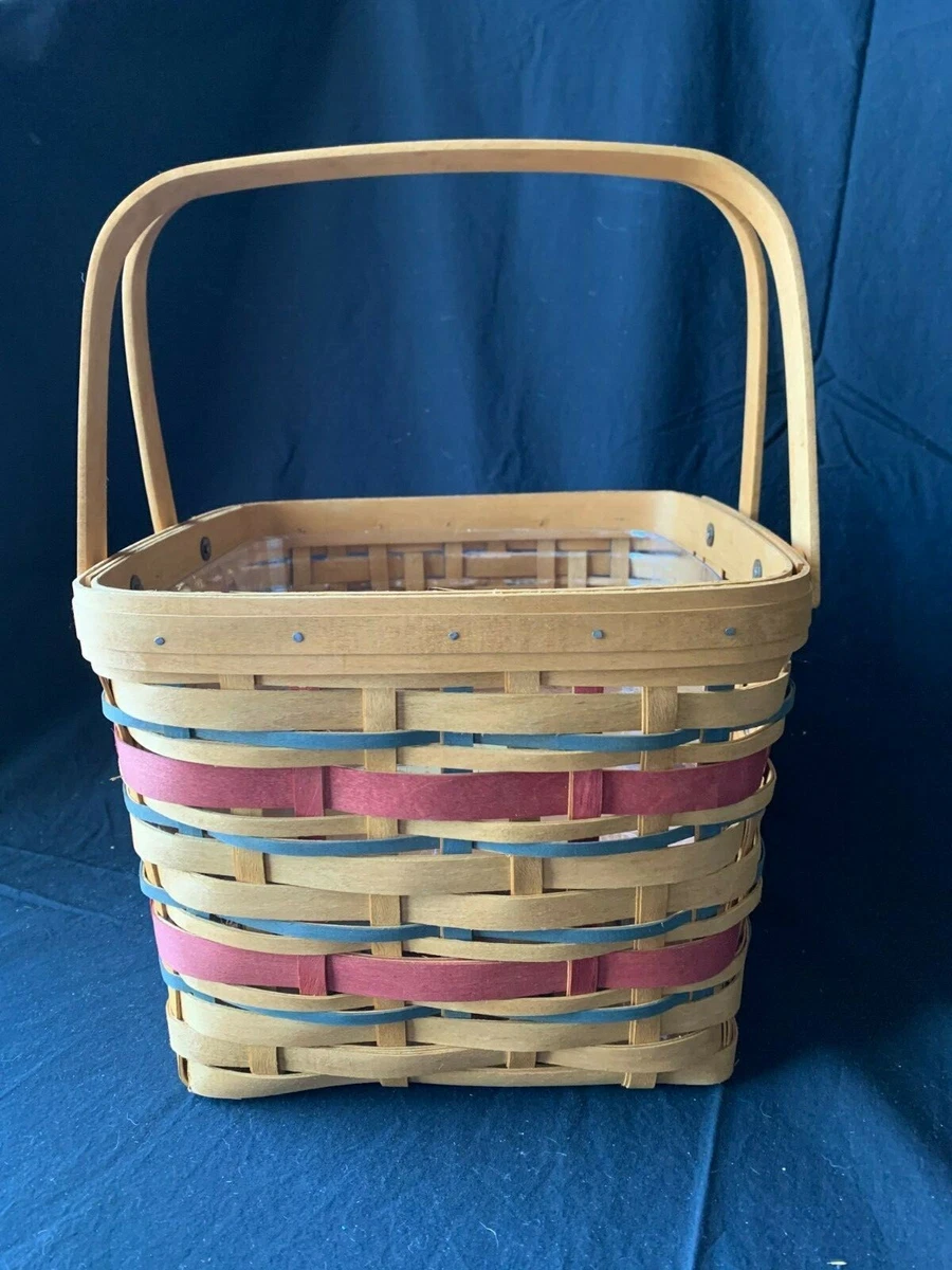 Longaberger 2007 American Celebrations Picnic Tote Basket, riser, protector  | eBay