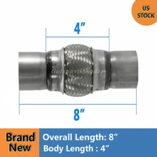 Exhaust pipe soft connection bellows muffler network 2.5" x 4" Length 8"OL