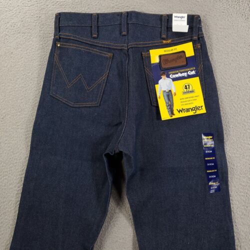 Wranger 47MWZ Jeans Mens 31x34 Premium Performance Cowboy Cut Regular Fit Boot