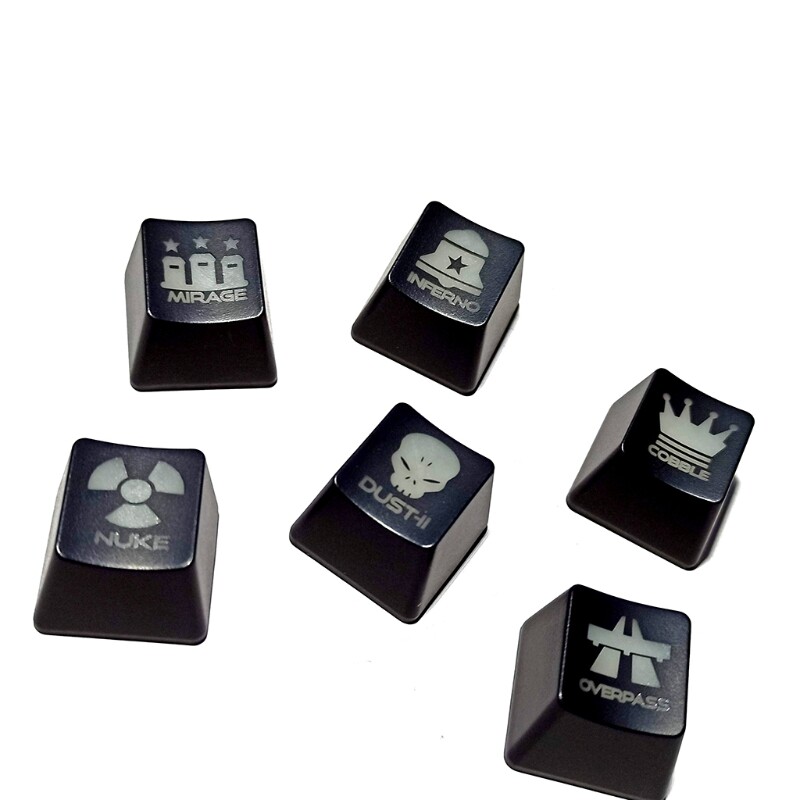 Customizable Mechanical Keyboard with 6 ABS OEM Keycaps for Unique Personality Design