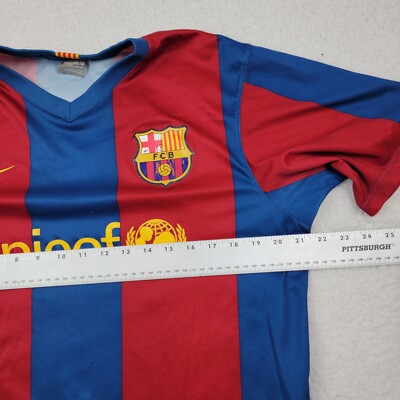 BARCELONA FC 2006 / 2007 HOME NIKE FOOTBALL SHIRT SOCCER JERSEY