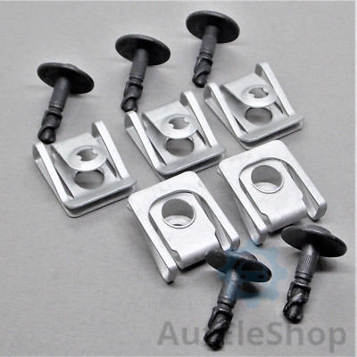 10Tl. Motorschutz Unterfahrschutz Einbausatz Clips für Audi A4 A5 A6 Q3 Q5 RS5