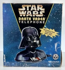 STAR WARS DARTH VADER ELECTRIC TELEPHONE LIGHTS AND SOUNDS IOB NEW