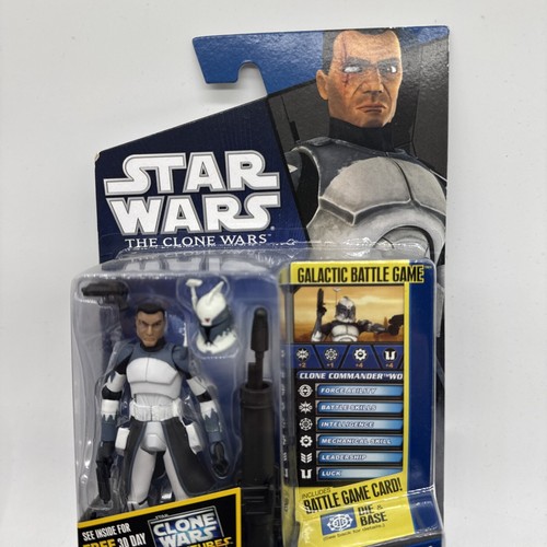 3.75" Commander Wolffe MOC The Bounty Hunters Depot Rare Star Wars - Picture 6 of 7