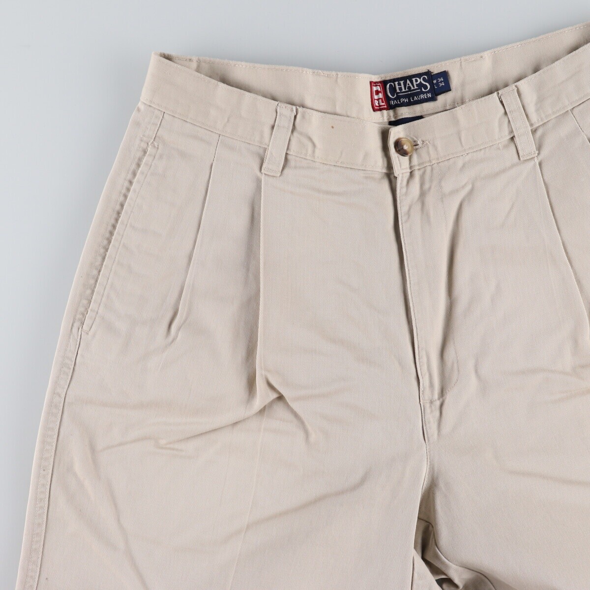 90'S Ralph Lauren CHAPS Two-pleat Chino Pants Men's W32