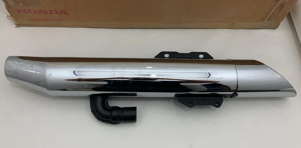 Silenciador delantero HONDA VTX1300S 2003-2006 COMP # 18300-MEA-650 NUEVO OEM (B2-1)R Foto 2 de 4