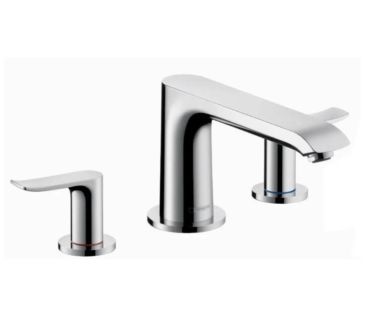 HansGrohe Trim 3-hole Thermostatic Tub Faucet