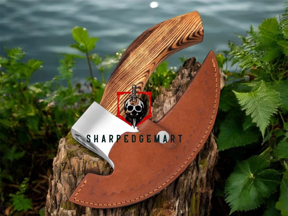 pizza cutter axe, Viking axe, Fist axe, best gift for him, Maga Trump Gifts - Image 3 of 4