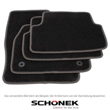 SCHÖNEK Fußmatten Automatten Velours für PEUGEOT 208 CA_ CC_ ab 04.2012