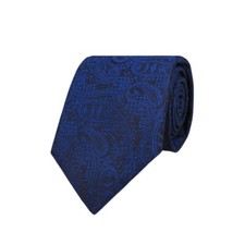 Gitman Woven Silk Paisley Neck Tie - Long Length