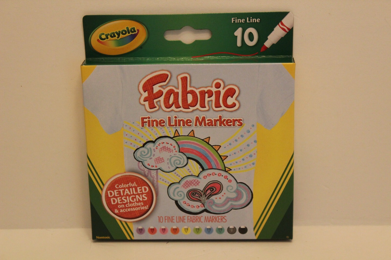 Fabric Markers, Fine Line, 10 Count