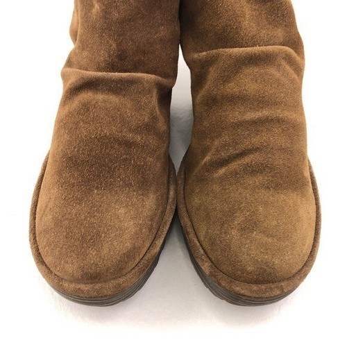 Fly London Yebi Wedge Ankle Booties EUR 39 Womens Size 8-8.5 Camel Brown Leather - Picture 13 of 13